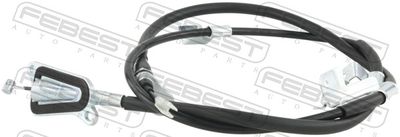 Cable Pull, parking brake FEBEST 02100-T30RH