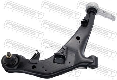 Control/Trailing Arm, wheel suspension FEBEST 0224-P12RH