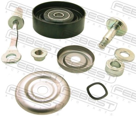 FEBEST 0287-J31 Tensioner Pulley, V-ribbed belt