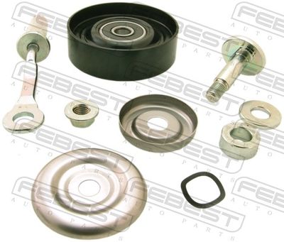 Tensioner Pulley, V-ribbed belt FEBEST 0287-J31