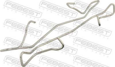 Spring, disc brake pad FEBEST 0303-001-KIT