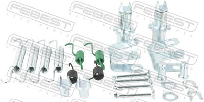 Accessory Kit, parking brake shoes FEBEST 0304-CRVR-KIT