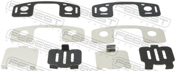 FEBEST 0403-CS6R Anti-Squeal Foil, brake pad (back plate)