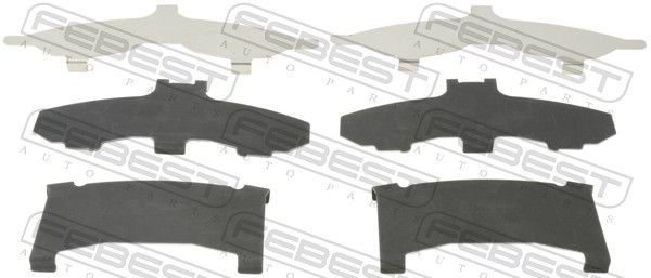 FEBEST 0403-CW6WF Anti-Squeal Foil, brake pad (back plate)