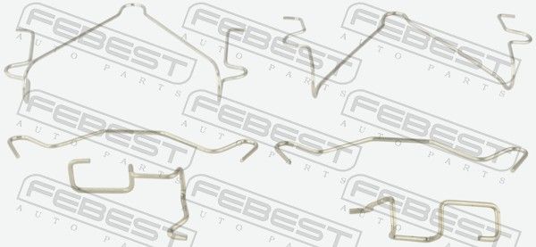 FEBEST 0403-K94WF Accessory Kit, disc brake pad