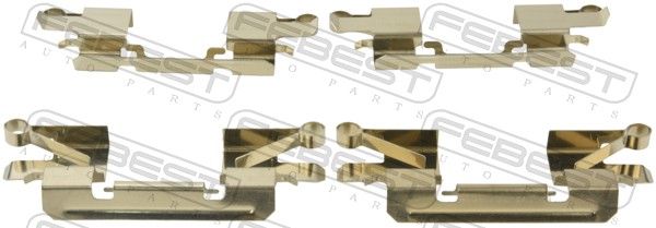 FEBEST 0403-KH9WF Accessory Kit, disc brake pad