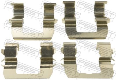 Accessory Kit, disc brake pad FEBEST 0403-PD4WR