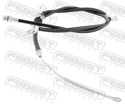 Cable Pull, parking brake FEBEST 04100-V93RH