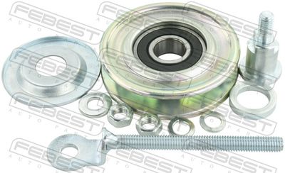 Tensioner Pulley, V-ribbed belt FEBEST 0487-P15W