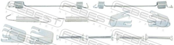 FEBEST 0504-DYR Accessory Kit, parking brake shoes