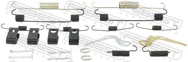FEBEST 0704-JB625-KIT Accessory Kit, parking brake shoes