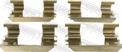Accessory Kit, disc brake pad FEBEST 0803-S13F