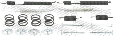 Accessory Kit, parking brake shoes FEBEST 0804-S10XTR-KIT