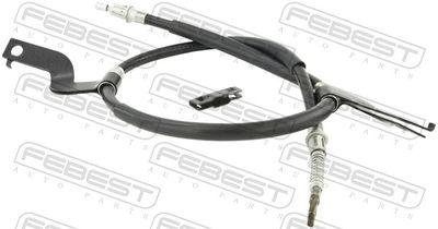 Cable Pull, parking brake FEBEST 10100-CAPRH