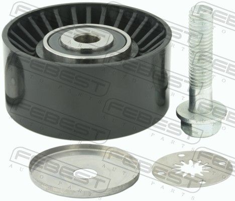 FEBEST 1088-J300 Deflection/Guide Pulley, V-ribbed belt