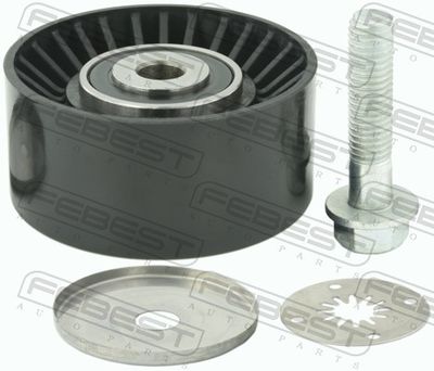 Deflection/Guide Pulley, V-ribbed belt FEBEST 1088-J300