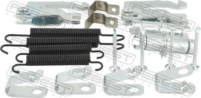 Accessory Kit, parking brake shoes FEBEST 1204-H1R-KIT