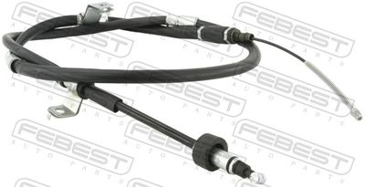 Cable Pull, parking brake FEBEST 12100-IX35LH