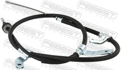Cable Pull, parking brake FEBEST 12100-SBDRUMLH