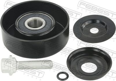Deflection/Guide Pulley, V-ribbed belt FEBEST 1288-DM