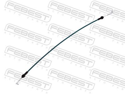 Cable Pull, door release FEBEST 1299-DCCER