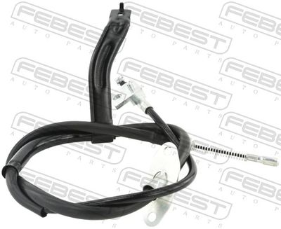 Cable Pull, parking brake FEBEST 14100-ACTLH