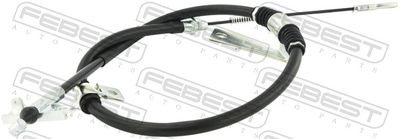 Cable Pull, parking brake FEBEST 14100-KYR05RH