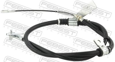 Cable Pull, parking brake FEBEST 14100-REXDISCLH