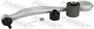 Control/Trailing Arm, wheel suspension FEBEST 1625-204FLH