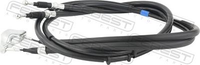 Cable Pull, parking brake FEBEST 18100-ASHH