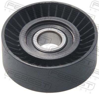 Tensioner Pulley, V-ribbed belt FEBEST 1987-E46