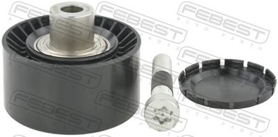 Deflection/Guide Pulley, V-ribbed belt FEBEST 1988-F80