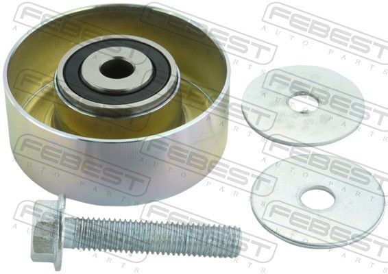 FEBEST 2087-LIB Tensioner Pulley, V-ribbed belt