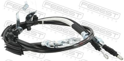 Cable Pull, parking brake FEBEST 21100-ECCS18