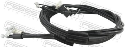Cable Pull, parking brake FEBEST 21100-FOCIIDRUM