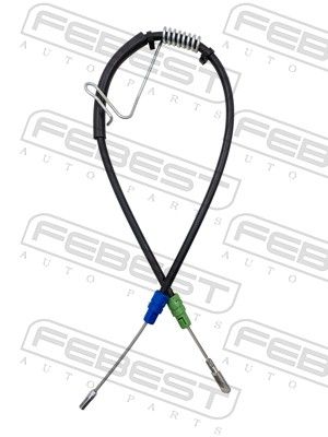 Cable Pull, parking brake FEBEST 2199-TT9RH