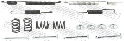 Accessory Kit, parking brake shoes FEBEST 2204-SOULR-KIT