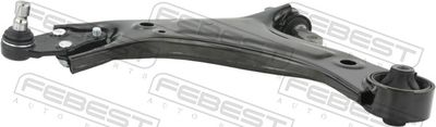 Control/Trailing Arm, wheel suspension FEBEST 2224-MQ4FLH