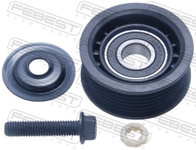 Tensioner Pulley, V-ribbed belt FEBEST 2287-SPO
