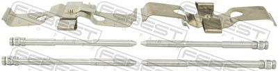 Accessory Kit, disc brake pad FEBEST 2303-002