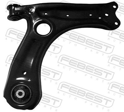 Control/Trailing Arm, wheel suspension FEBEST 2324-601FRH