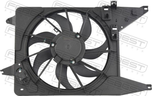 FEBEST 24650-001 Fan, engine cooling