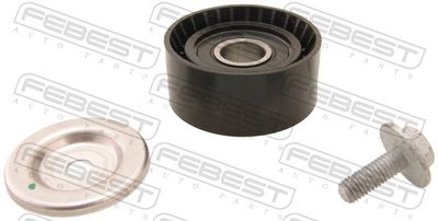 Tensioner Pulley, V-ribbed belt FEBEST 2487-001