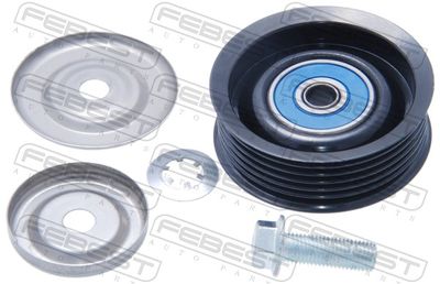 Deflection/Guide Pulley, V-ribbed belt FEBEST 2488-KOL