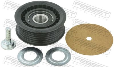 Deflection/Guide Pulley, V-ribbed belt FEBEST 2988-RRIII