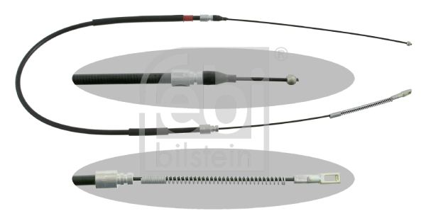 FEBI BILSTEIN 01657 Cable Pull, parking brake