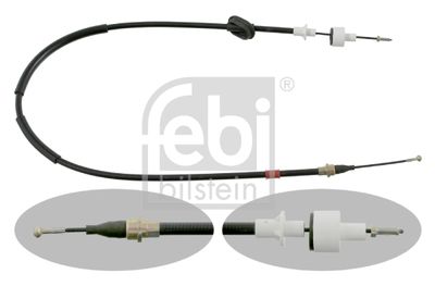 Cable Pull, clutch control FEBI BILSTEIN 06236