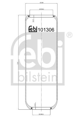 FEBI BILSTEIN 101306 Bellow, air suspension