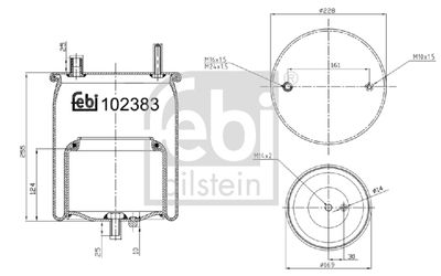 Bellow, air suspension FEBI BILSTEIN 102383