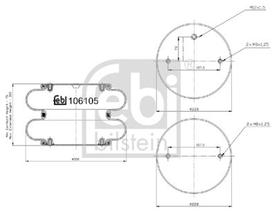 Bellow, air suspension FEBI BILSTEIN 106105